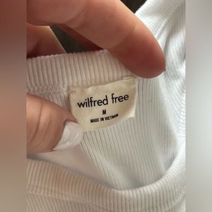 Never worn white Aritzia tank top